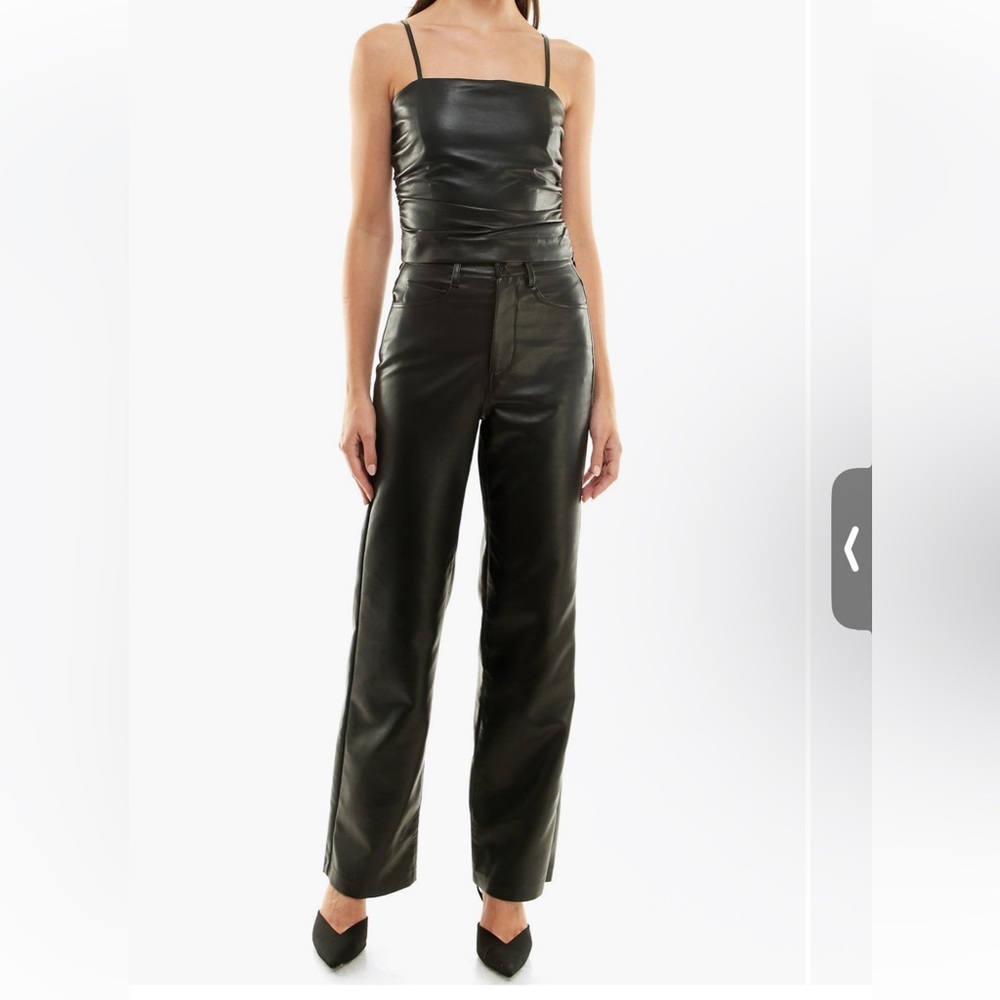 Wayf x jourdan sloane: Giselle faux leather pants